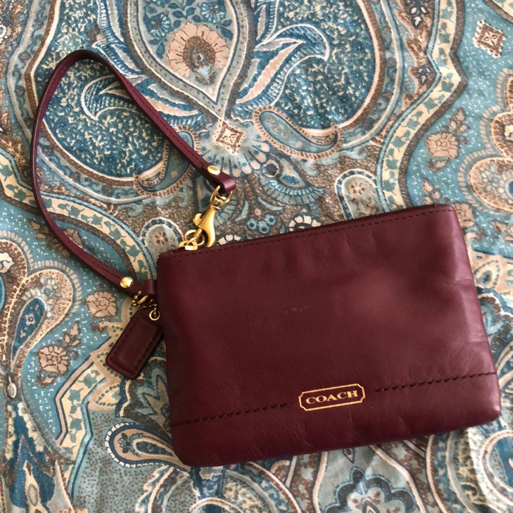 Rare COACH Medium Wristlet